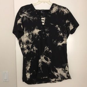 Short sleeved hoodie shirt